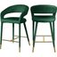 Picasso Way Green Velvet Counter Height Chair Dining Chair