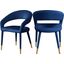 Picasso Way Navy Velvet Dining Chair