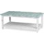 Picket Fence Coffee Table In Blue And White