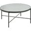 Picket House Furnishings Carlo Round Coffee Table With Marble Top