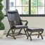 Picket House Furnishings Odessa Chair and Ottoman Set In Gray