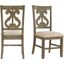Picket House Furnishings Stanford Wooden Swirl Back Side Chair Set 2