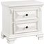 Picket House Furnishings Trent 2 Drawer Nightstand In Antique White
