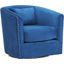 Picket House Furnishings Zola Swivel Chair In Cobalt