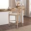 Playa 25 Inch Handcrafted Rattan Counter Stool In Natural White Wash