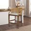 Playa 25 Inch Handcrafted Rattan Counter Stool In Natural