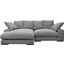 Plunge Sectional In Anthracite