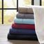 Polyester Knitted Micro Fleece Solid Twin Sheet Set In Navy