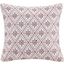 Polyester Microsuede Square Pillow With Embroidery In Multi