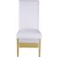 Porsha White Faux Leather Dining Chair Set of 2