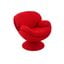 Port Leisure Accent Chair In Red Fabric