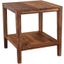 Porter Designs Fall River Solid Sheesham Wood End Table In Natural 05-117-25-4424