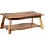 Porter Designs Kalispell Solid Sheesham Wood Coffee Table In Natural 05-116-02-PDU114
