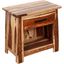 Porter Designs Kalispell Solid Sheesham Wood Nightstand In Natural 04-116-04-PDU104