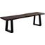 Porter Designs Manzanita Live Edge Solid Acacia Wood Dining Bench In Gray 07-196-13-BN58MT-KIT