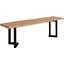 Porter Designs Manzanita Live Edge Solid Acacia Wood Dining Bench In Natural 07-196-13-BN58NV-KIT