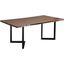 Porter Designs Manzanita Live Edge Solid Acacia Wood Dining Table In Brown 07-196-01-7040V-KIT