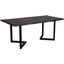 Porter Designs Manzanita Live Edge Solid Acacia Wood Dining Table In Gray 07-196-01-DT82MV-KIT