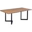 Porter Designs Manzanita Live Edge Solid Acacia Wood Dining Table In Natural 07-196-01-7010V-KIT