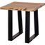 Porter Designs Manzanita Live Edge Solid Acacia Wood End Table In Natural 05-196-07-2310T-KIT