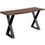 Porter Designs Manzanita Live Edge Solid Sheesham Wood Console Table In Brown