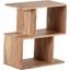 Porter Designs Portola Solid Acacia Wood Bookcase In Natural 10-108-01-7212