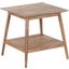 Porter Designs Portola Solid Acacia Wood End Table In Natural 05-108-07-5034