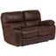 Porter Designs Ramsey Leather-Look Dual Reclining Loveseat In Brown 03-112C-02B-6016