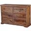 Porter Designs Taos Solid Sheesham Wood Dresser In Brown