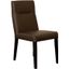 Porter Designs Verona Leather-Look Dining Chair In Brown