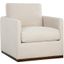 Portman Swivel Lounge Chair In Effie Linen