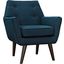 Posit Azure Upholstered Fabric Arm Chair