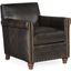 Potter Brown Leather Club Chair