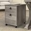 Pouce Coupe Gray Mobile Filing Cabinet