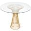 Powell Gold Leaf 30 Inch Side Table