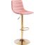 Prima Pink and Gold Bar Chair