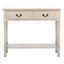 Primrose 2 Drawer Console Table in Greige