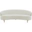 Primrose Curved Sofa In Ivory And Gold
