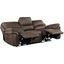 Proctor Power Double Reclining Sofa In Brown