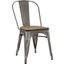 Promenade Gunmetal Bamboo Side Chair EEI-2028-GME