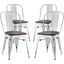 Promenade White Dining Side Chair Set of 4