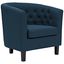 Prospect Azure Upholstered Fabric Arm Chair