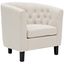 Prospect Beige Upholstered Fabric Arm Chair