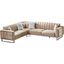 Puzzle Sectional In Cream