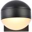 Raine Integrated Led Wall Sconce In Black LDOD4011BK