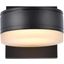 Raine Integrated Led Wall Sconce In Black LDOD4013BK