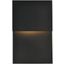 Raine Integrated Led Wall Sconce In Black LDOD4029BK
