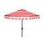 Ramona 9Ft Crank Umbrella in Red