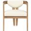 Ravenna Wood Dining Chair In Cream