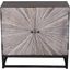 Reclaimed Solid Wood Astral Plains 2 Door Accent Cabinet In Grey